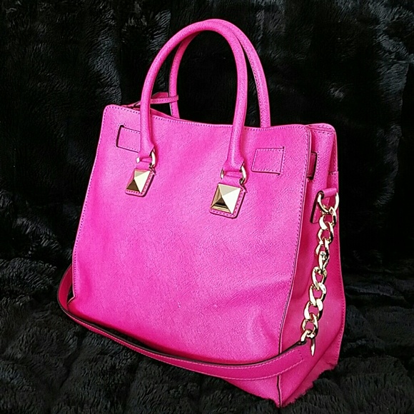 🎉HP🎉Michael Kors Pink Studded Hamilton - Picture 3 of 8
